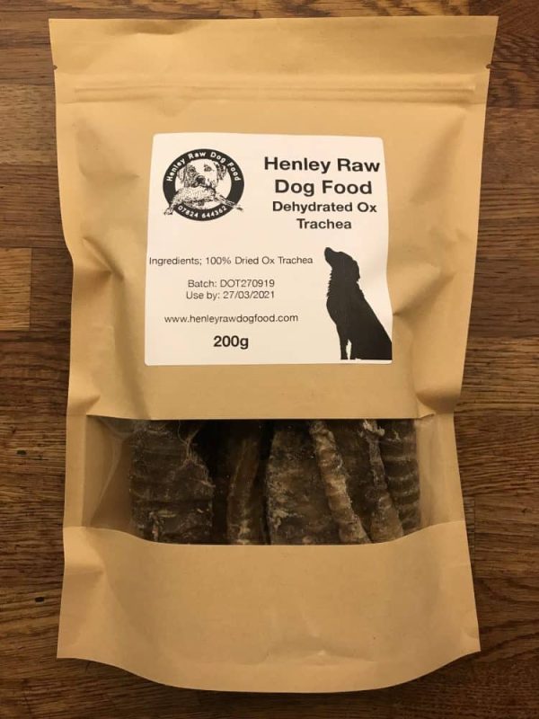 Dehydrated Ox Trachea Raw Dog Food