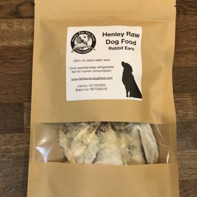 Dehydrated Rabbit Ears Dog Food