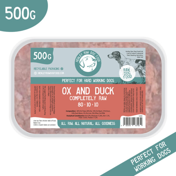 Ox Beef Duck Complete - Henley Raw Dog Food