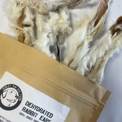 Dehydrated Rabbit Ears with Fur