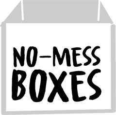 No mess boxes