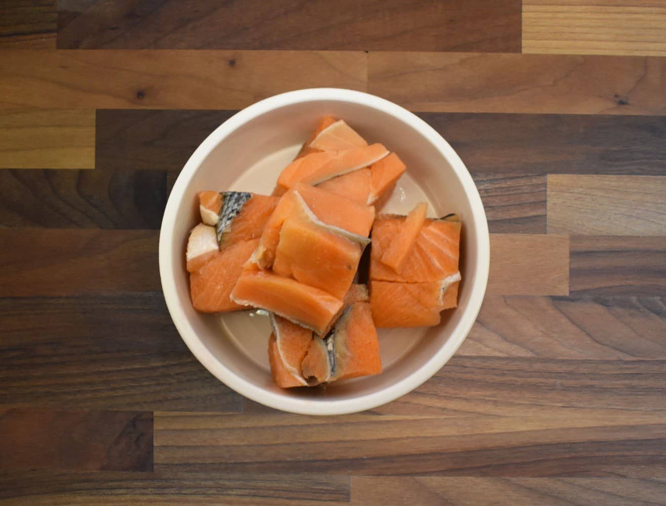 Salmon Chunks Raw Dog Food