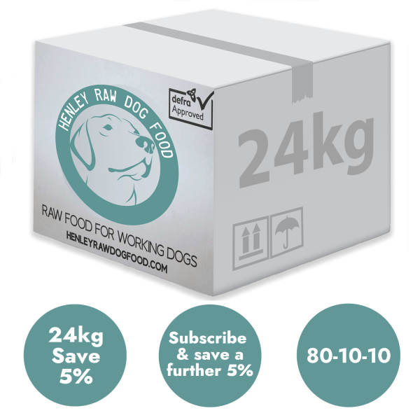 24kg standard raw dog food bundle
