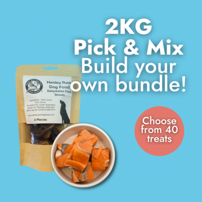 2kg Pick & Mix Natural Raw Treats Bundle