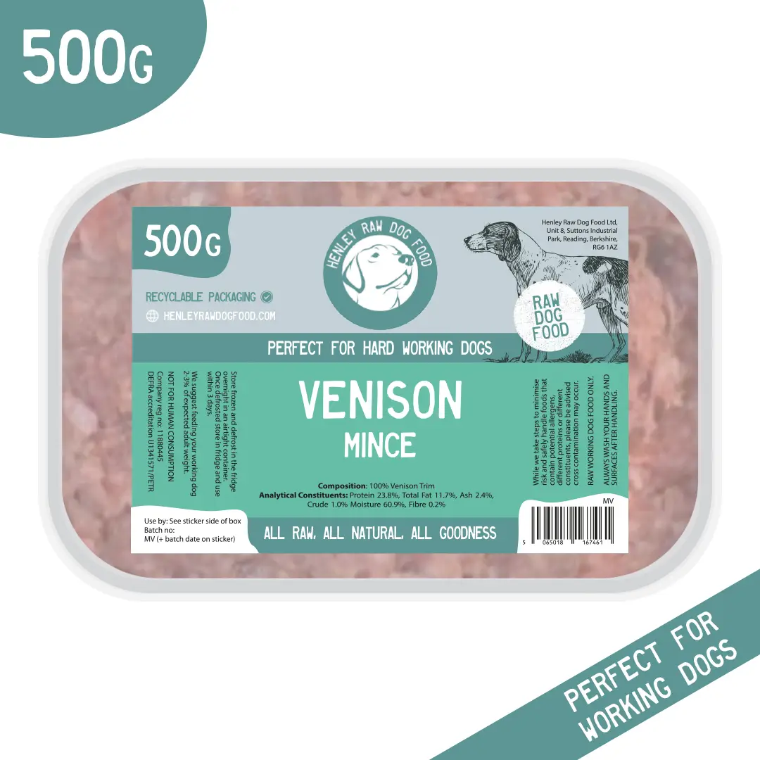 Venison Mince | Henley Raw Dog Food